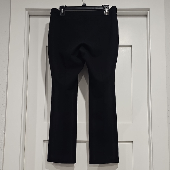 Soma Black Elastic Waist Stretch Straight Leg Dress Pants - Picture 3 of 8